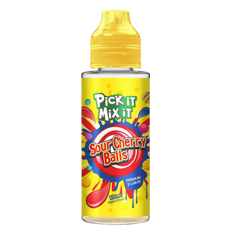 Pick iT Mix iT E liquid - Sour Cherry Balls - 100ml - Absolute Vape