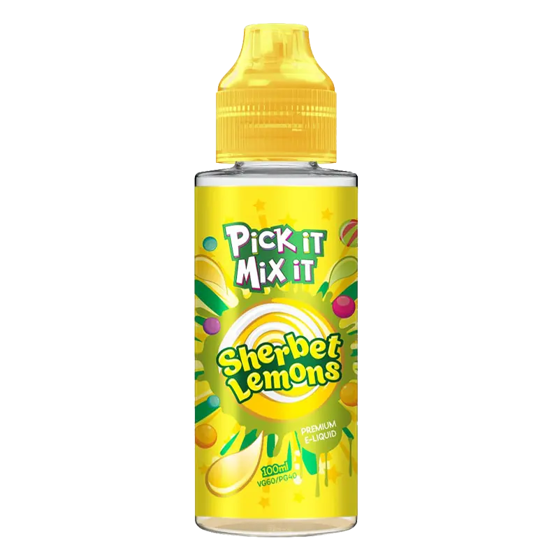 Pick iT Mix iT E liquid - Sherbet Lemons - 100ml - Absolute Vape