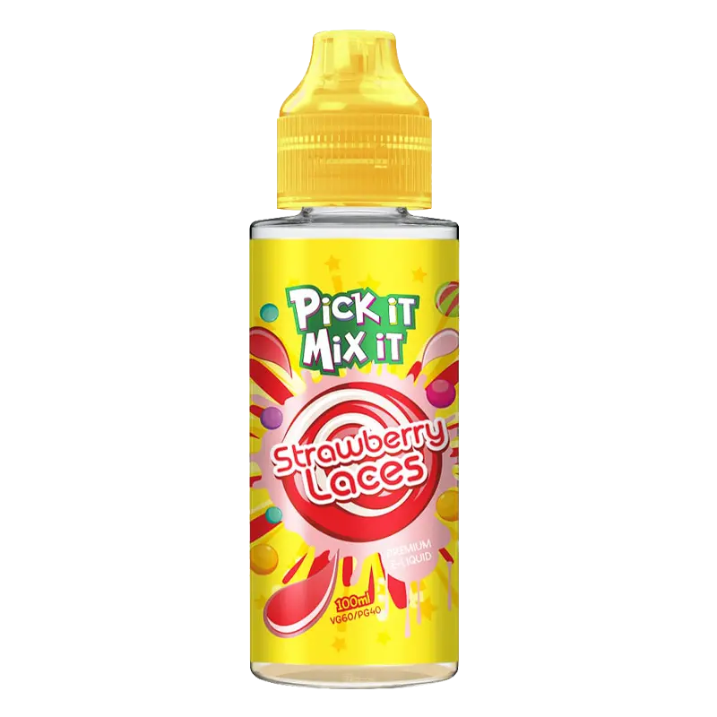 Pick iT Mix iT E liquid - Strawberry Laces - 100ml - Absolute Vape