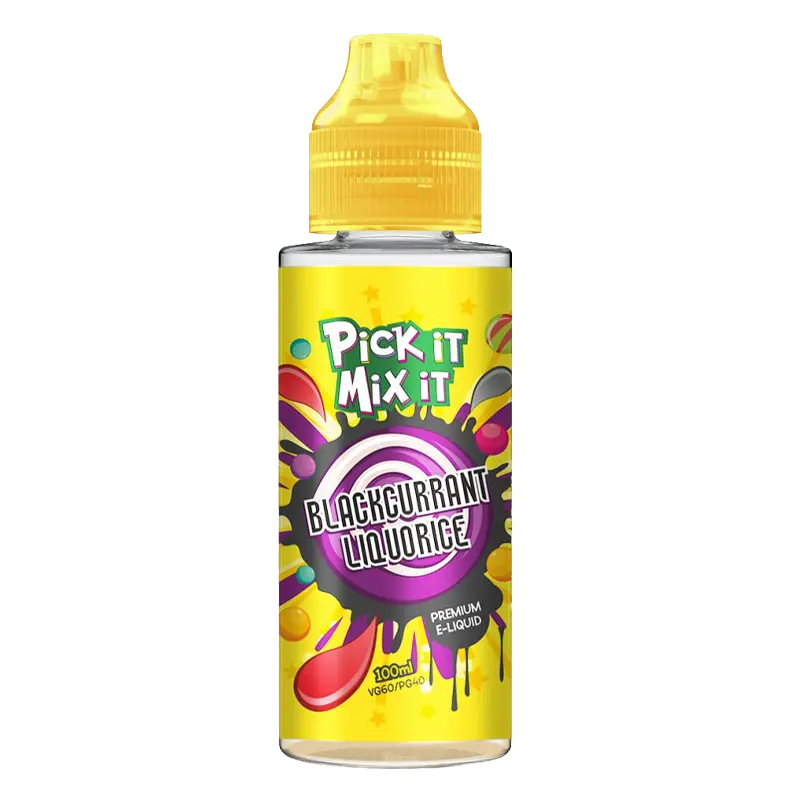 Pick iT Mix iT E liquid - Blackcurrant Liquorice - 100ml - Absolute Vape