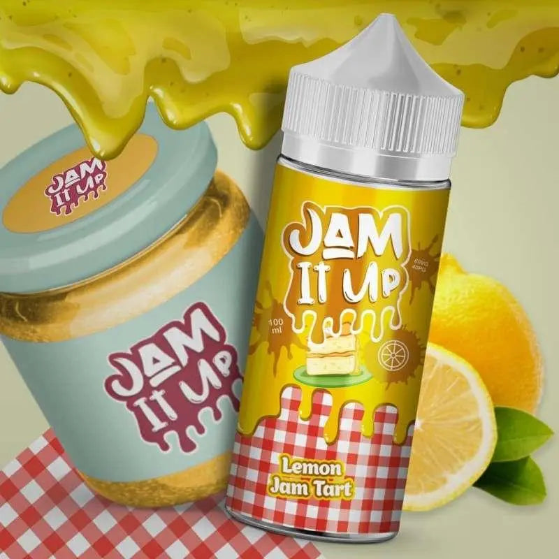 Jam It Up E liquid - Lemon Jam Tart - 100ml - Absolute Vape