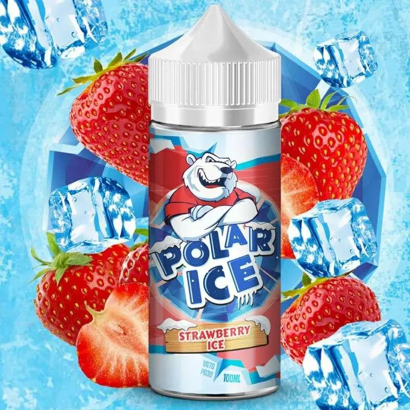 Polar Ice E liquid - Strawberry Ice - 100ml - Absolute Vape