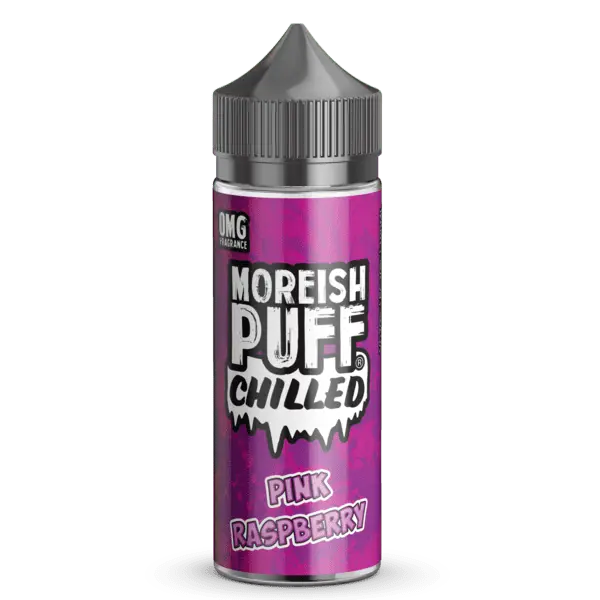 Moreish Puff Chilled E Liquid - Pink Raspberry - 100ml - Absolute Vape