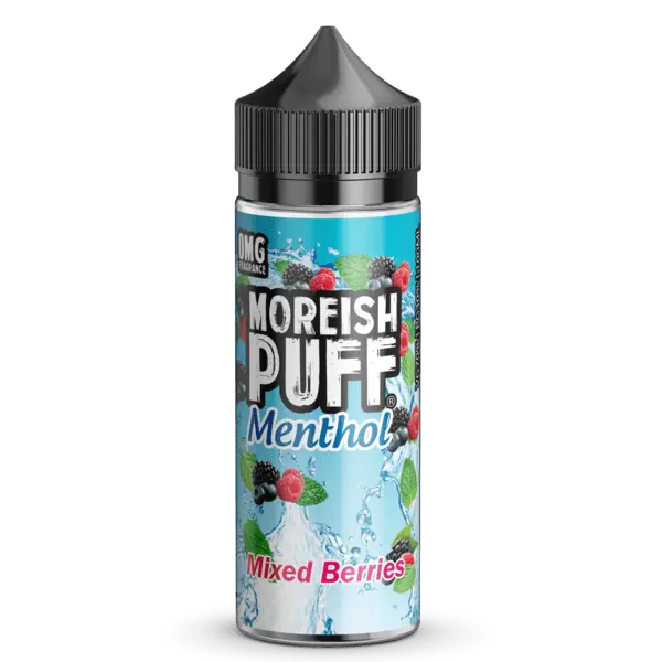 Moreish Puff Menthol E Liquid - Mixed Berries - 100ml - Absolute Vape