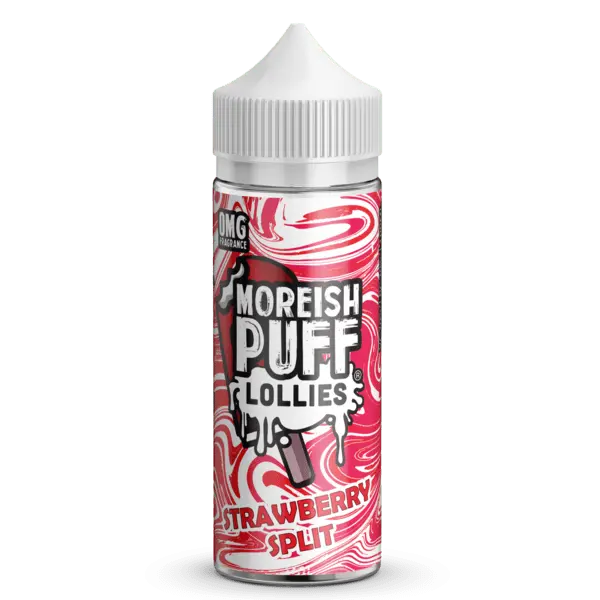 Moreish Puff Lollies E Liquid - Strawberry Split - 100ml - Absolute Vape