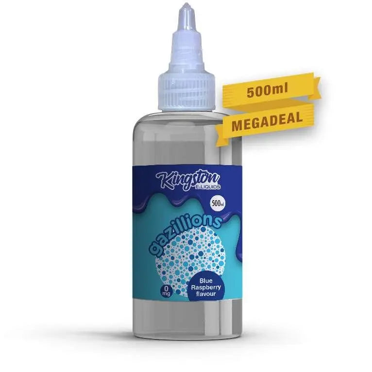 Kingston Gazillion - Blue Raspberry - 500ml - Absolute Vape