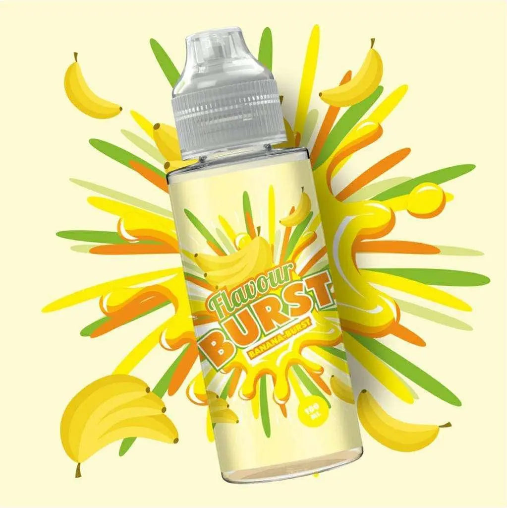 Flavour Burst E Liquid - Banana Burst - 100ml - Absolute Vape