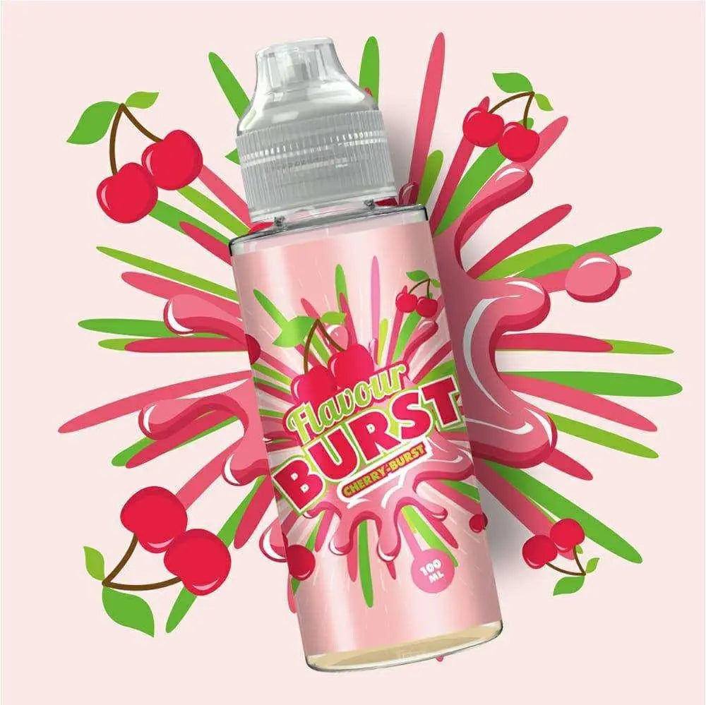 Flavour Burst E Liquid - Cherry Burst- 100ml - Absolute Vape