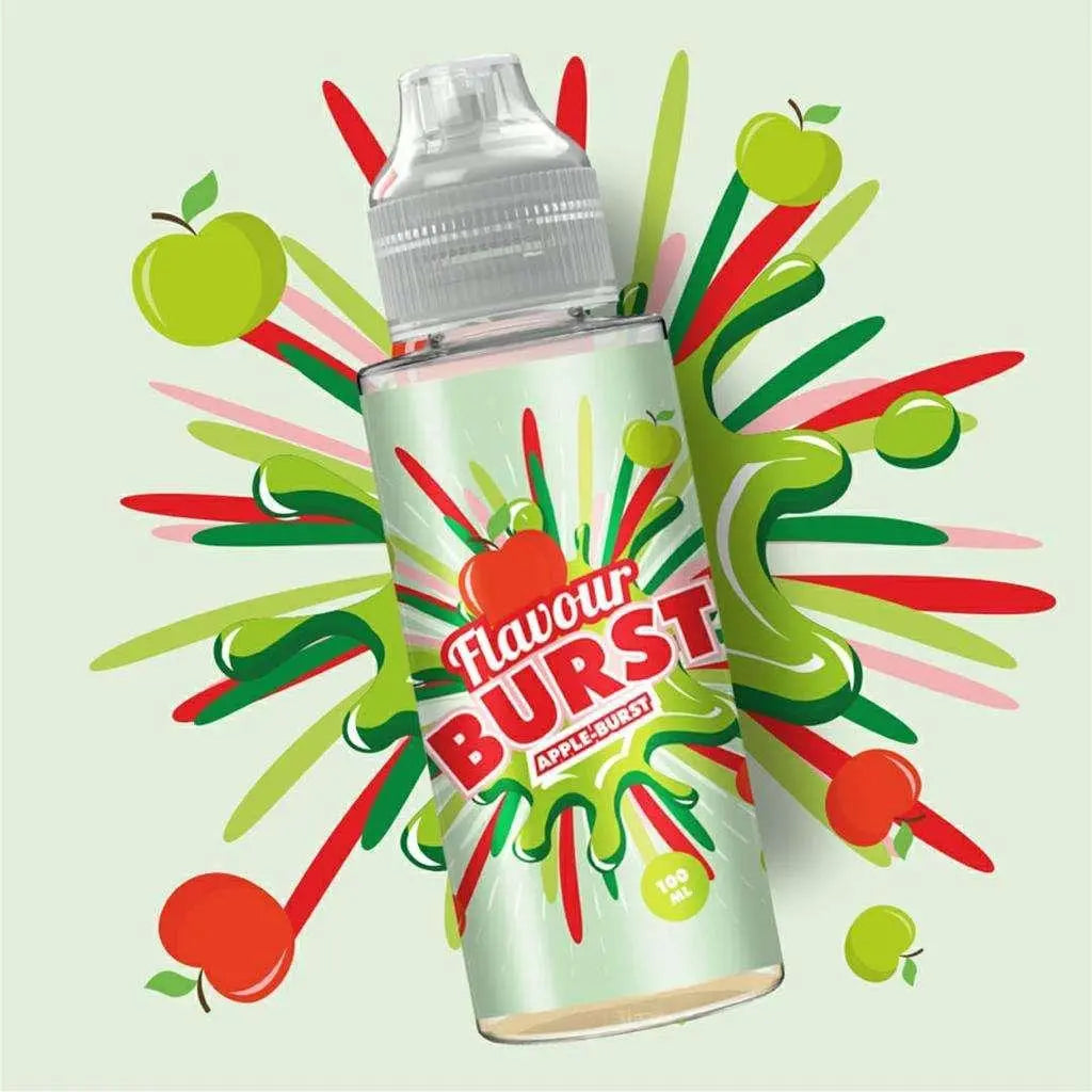 Flavour Burst E Liquid - Apple Burst - 100ml - Absolute Vape