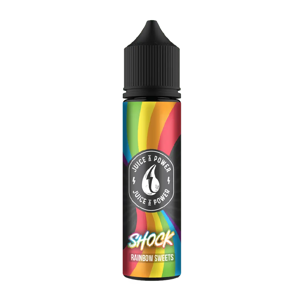 Juice N Power E Liquid - Shock Rainbow Sweets - 50ml - Absolute Vape
