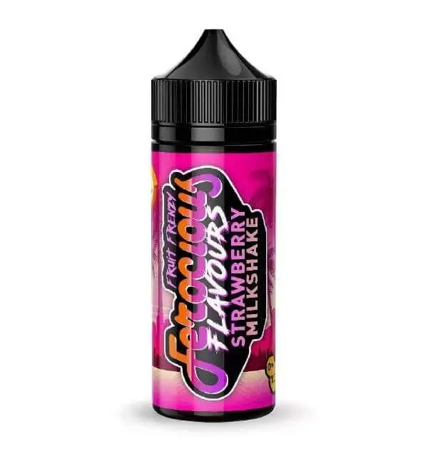 Ferocious Fruit Frenzy E Liquid - Strawberry Milkshake - 100ml - Absolute Vape