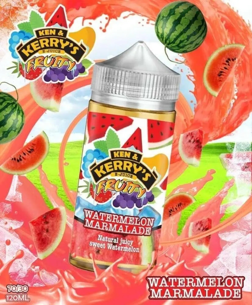 Ken & Kerry's E Liquid Fruity - Watermelon Marmalade - 100ml - Absolute Vape