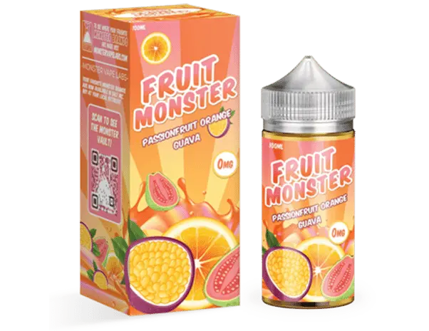 Fruit Monster E Liquid - Passionfruit Orange Guava - 100ml - Absolute Vape