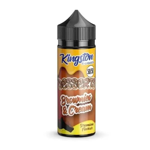 Kingston Desserts 50/50 - Brownies & Cream - 100ml - Absolute Vape