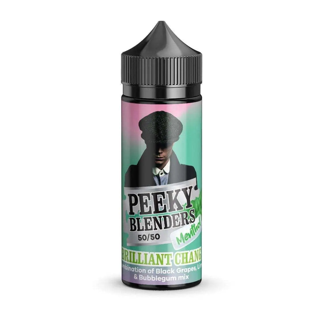 Peeky Blenders E Liquid Menthol - Brilliant Chang (Black Grape, Lime Bubblegum) - 100ml - Absolute Vape