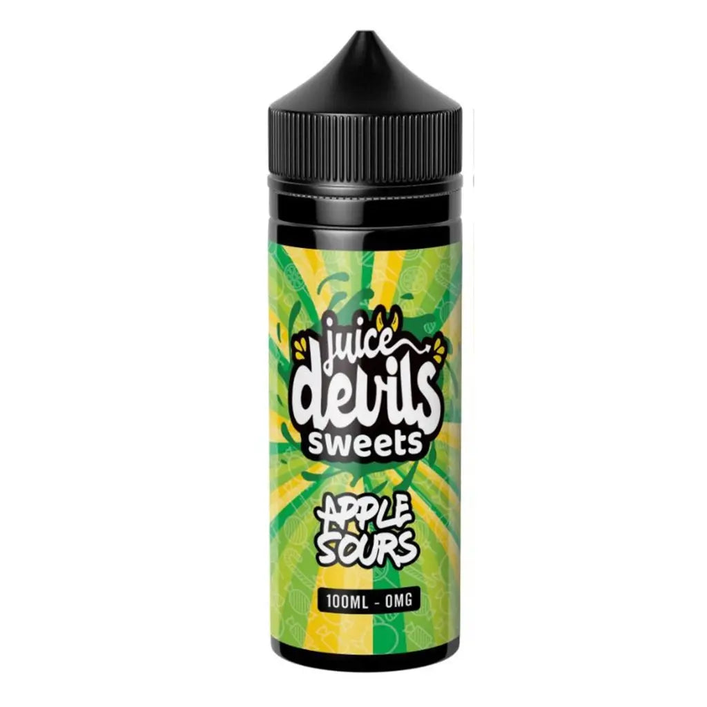 Juice Devils E Liquid Sweets - Sour Apple - 100ml - Absolute Vape