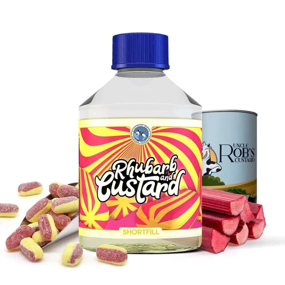 Flavour Boss E Liquid - Rhubarb & Custard - 200ml - Absolute Vape
