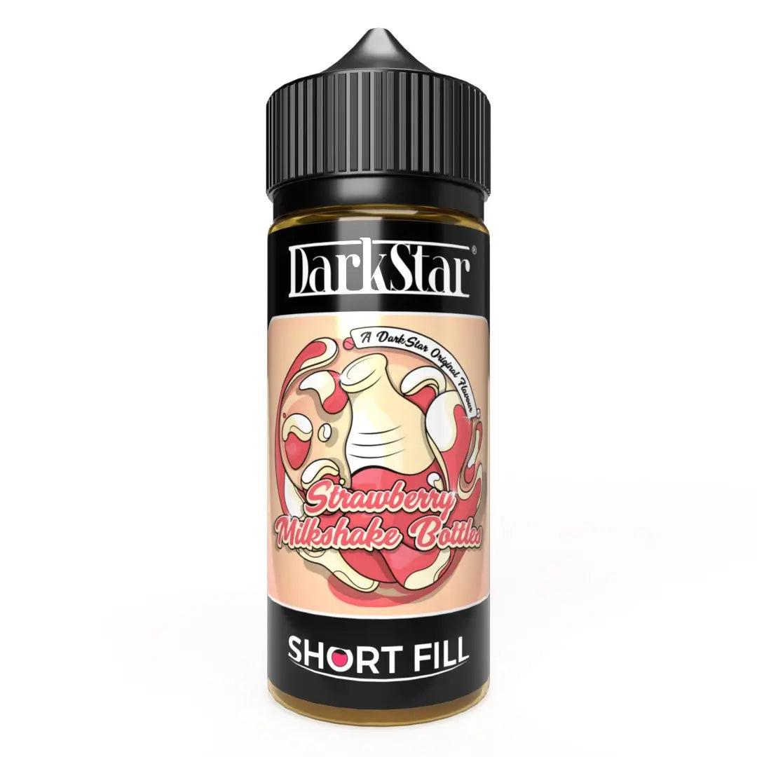 DarkStar E Liquid - Strawberry Milkshake Bottles - 100ml - Absolute Vape