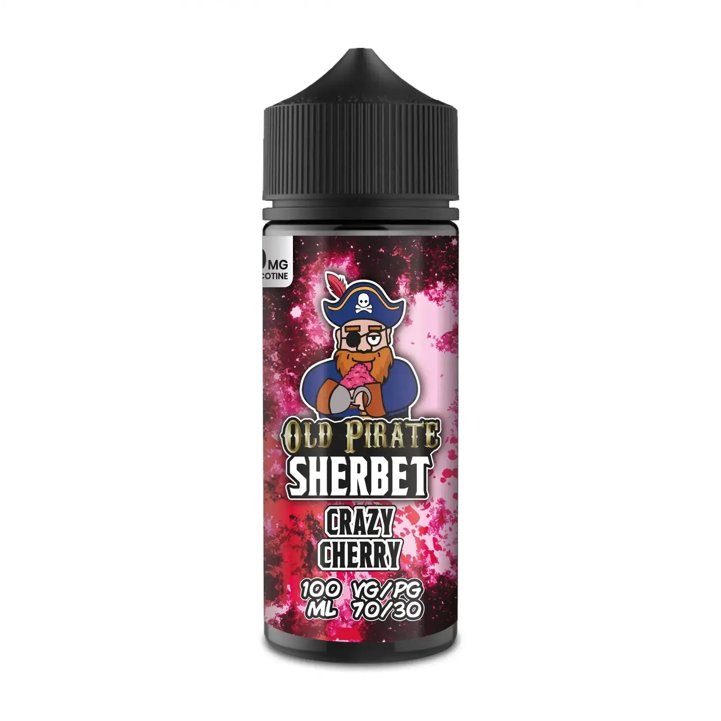 Old Pirate E Liquid Sherbet - Crazy Cherry - 100ml - Absolute Vape