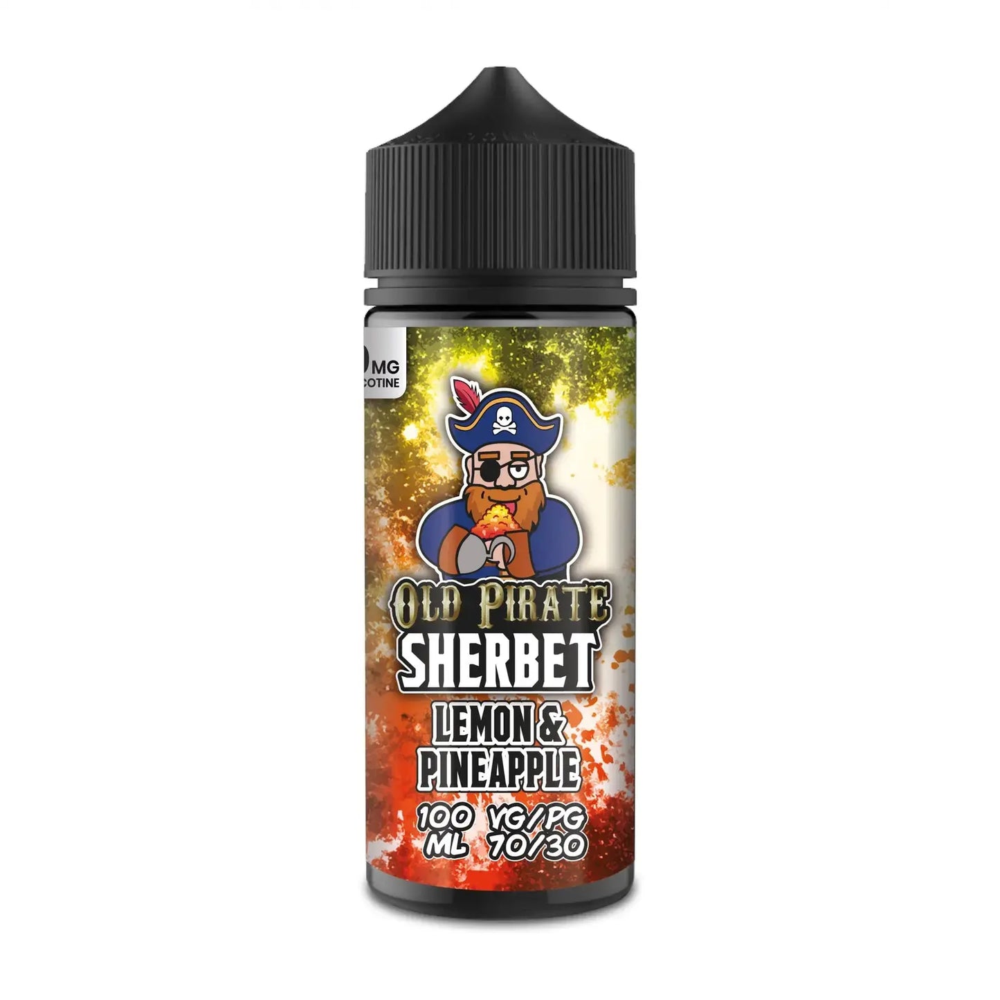 Old Pirate E Liquid Sherbet - Lemon & Pineapple - 100ml - Absolute Vape