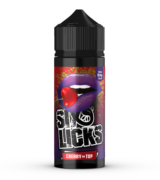 Six-Licks-100ml-Cherry-On-Top