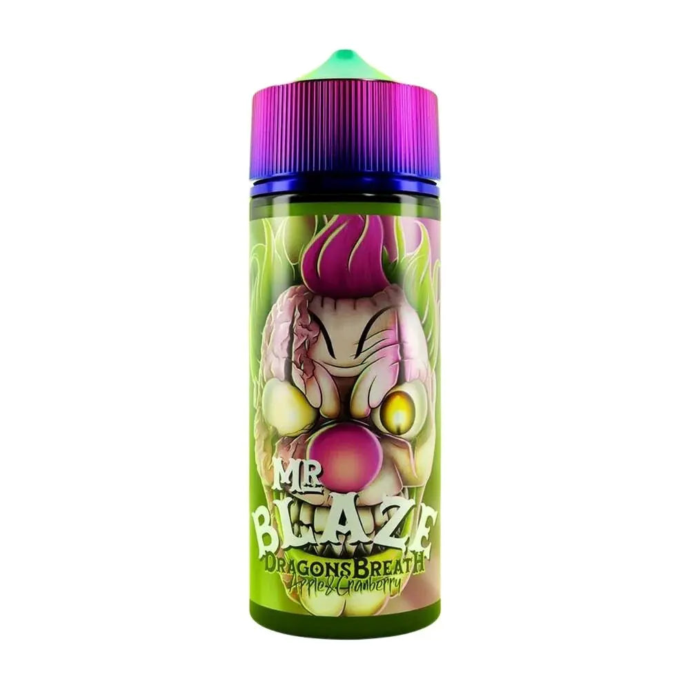 Mr Blaze Dragon's Breath 100ml Shortfill - Icy Cool 70VG/30PG Mr Blaze