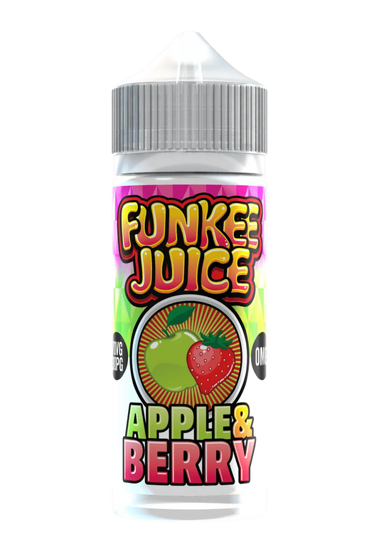 Funkee Juice 100ml Shortfill E-Liquid - 70/30 High VG 0mg, 3mg & 6mg Funkee Juice