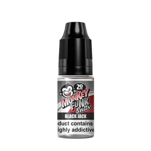 Monkey Funk Salts - Black Jack - 10ml nic Salt