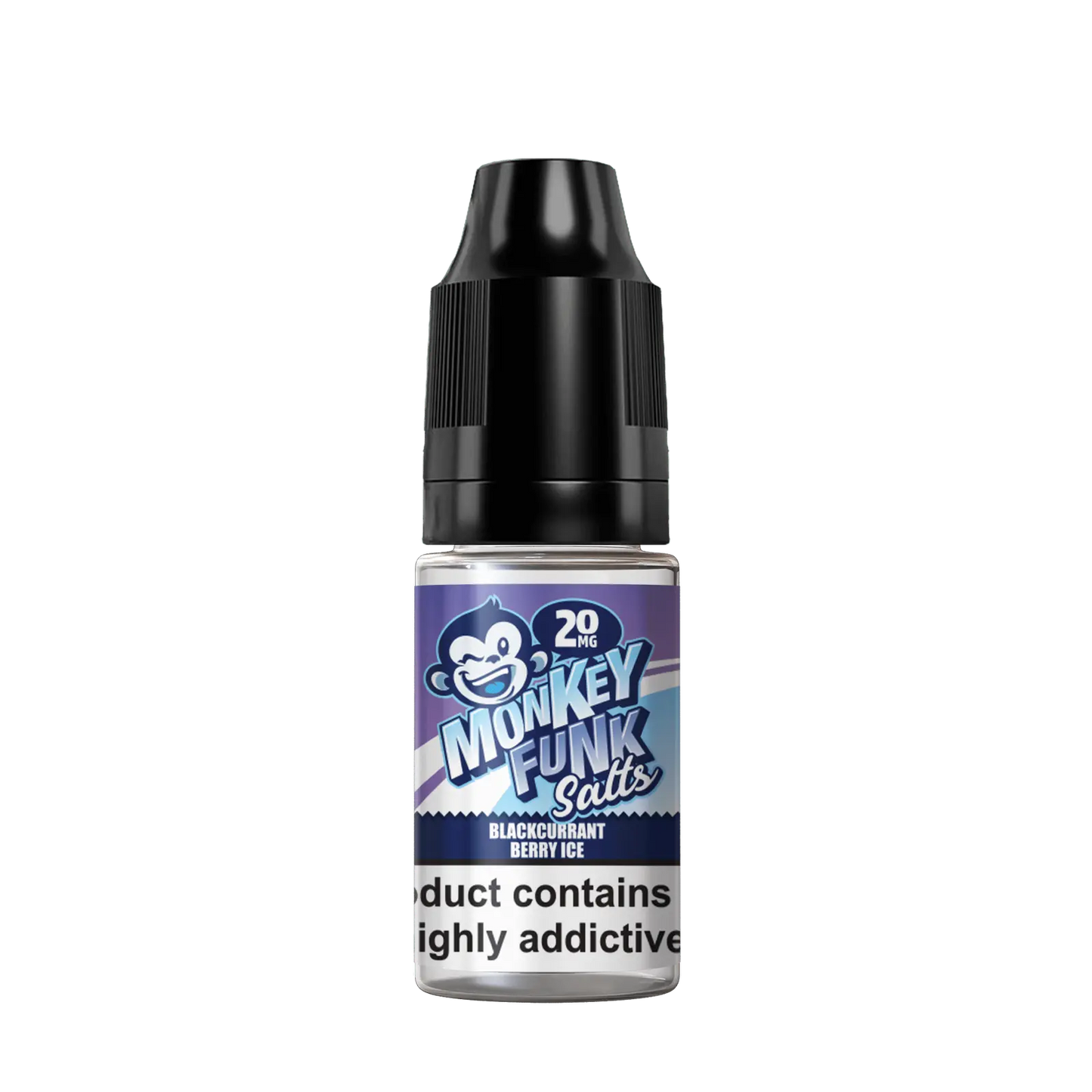 Monkey Funk Salts - Blackcurrant Berry Ice - 10ml nic Salt