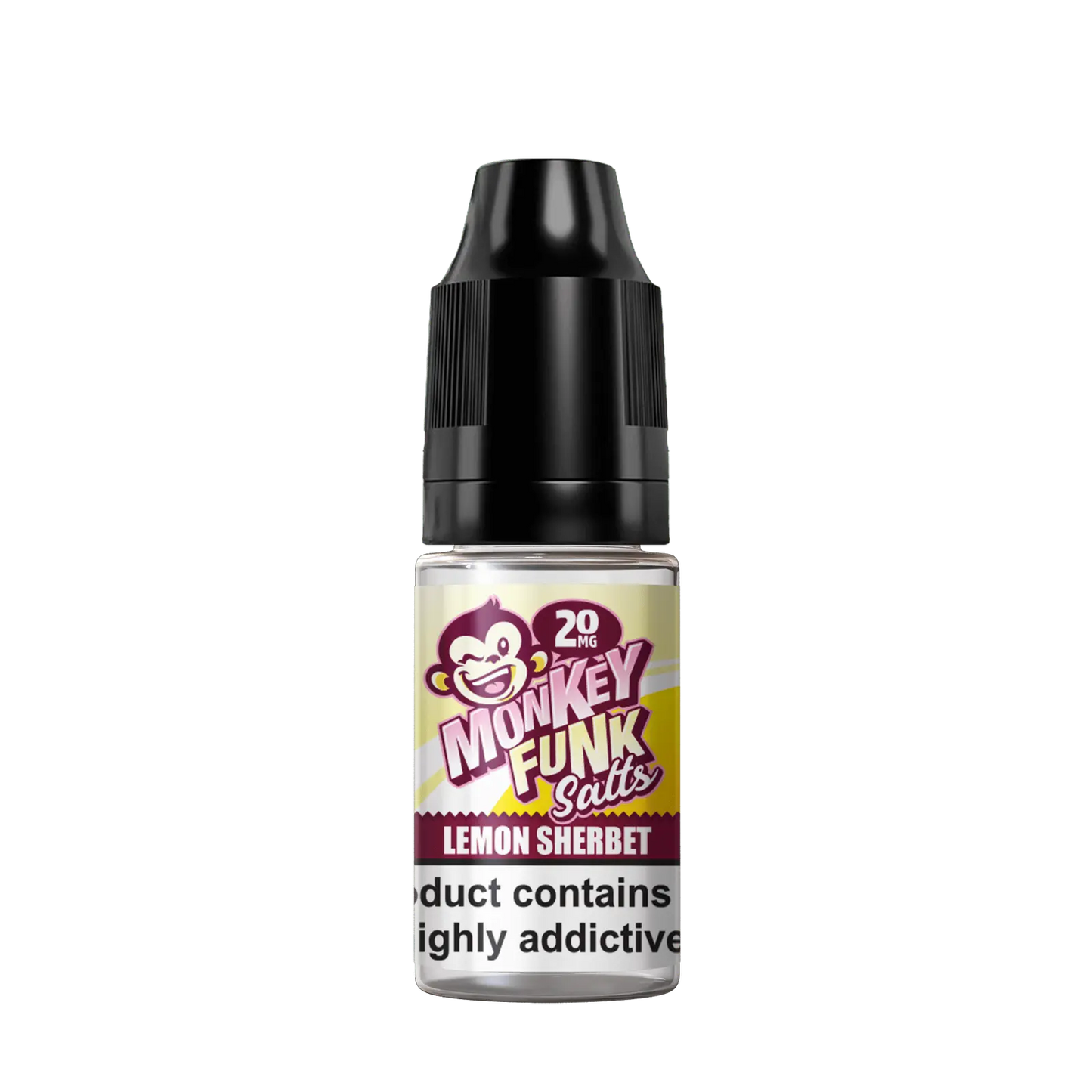 Monkey Funk Salts - Lemon Sherbet - 10ml nic Salt