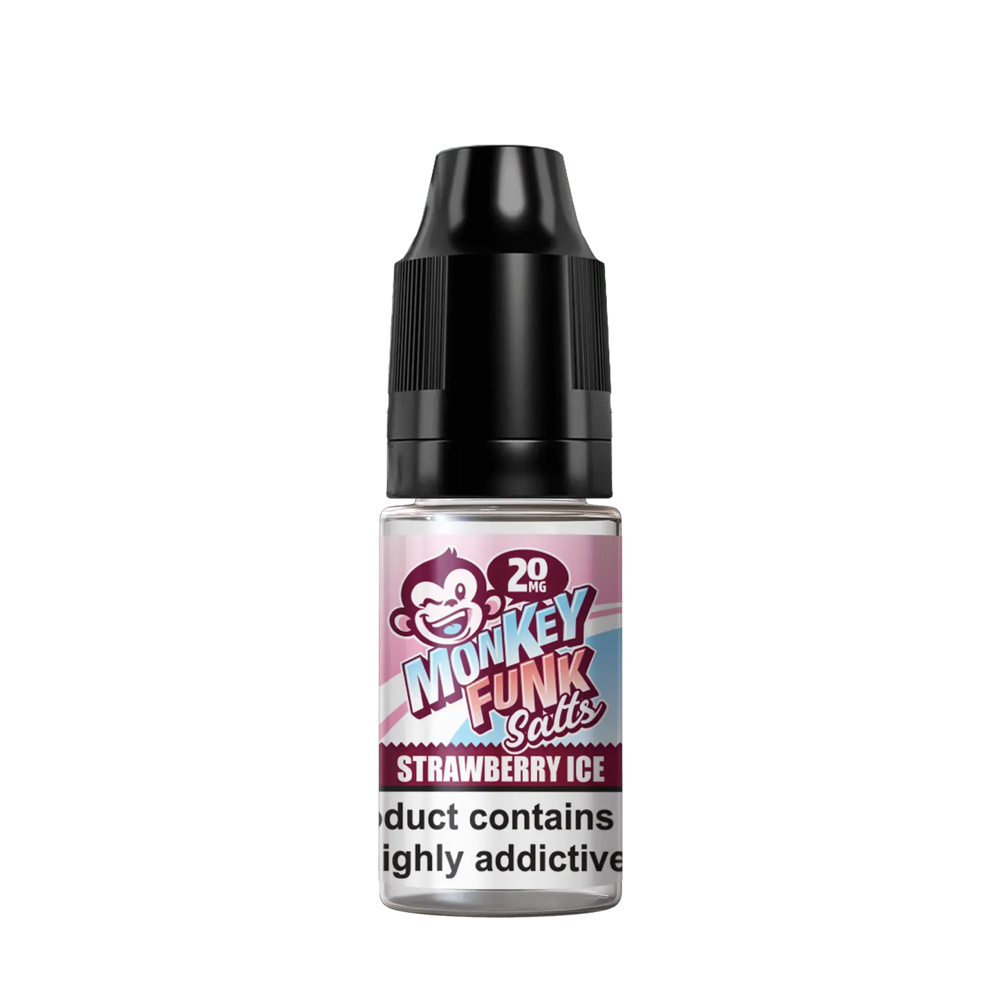 Monkey Funk Salts - Strawberry Ice - 10ml nic Salt