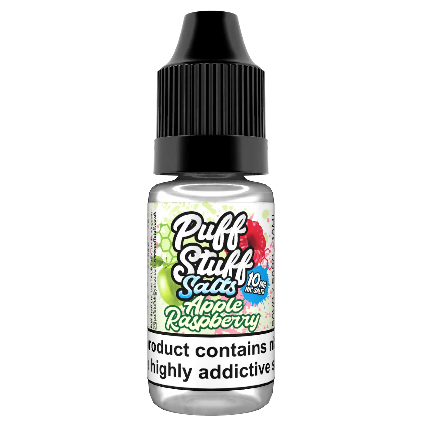 Puff Stuff Salts - Apple Raspberry - 10ml nic Salt
