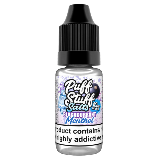 Puff Stuff Salts - Blackcurrant Menthol - 10ml nic Salt