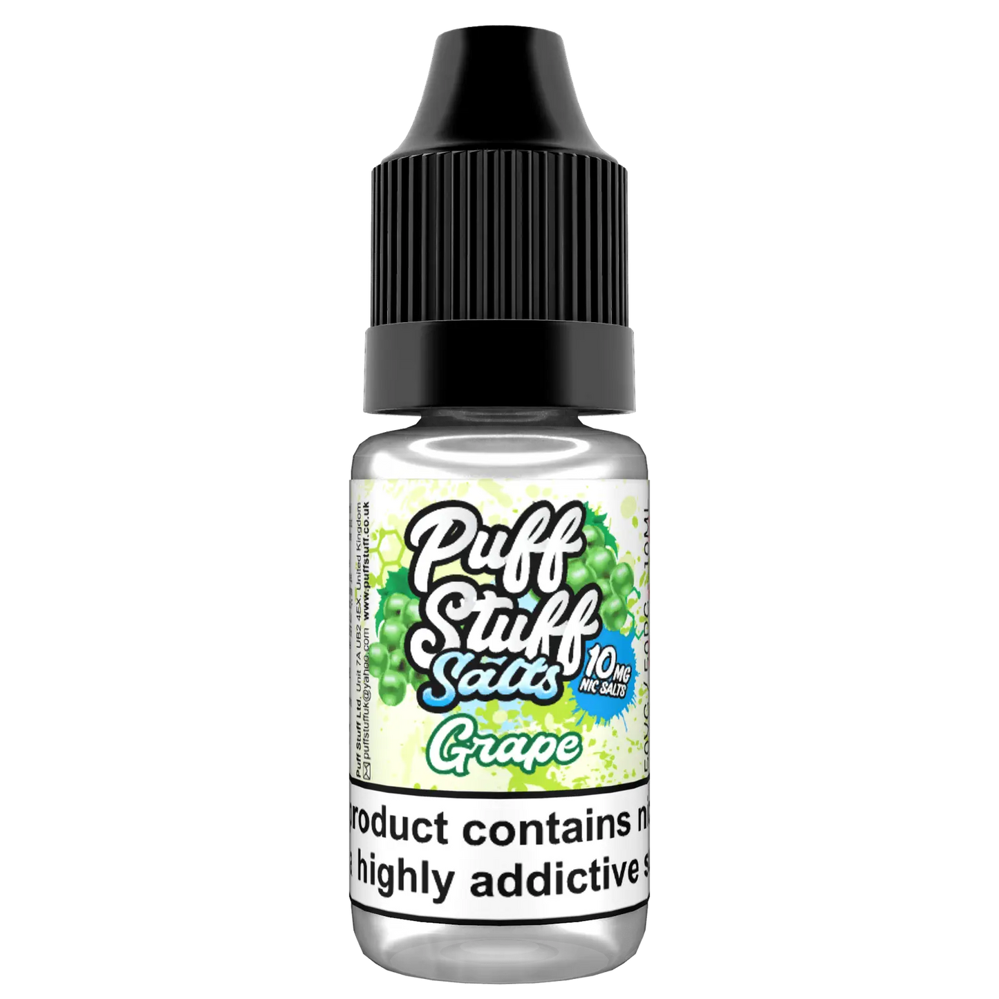 Puff Stuff Salts - Grape - 10ml nic Salt