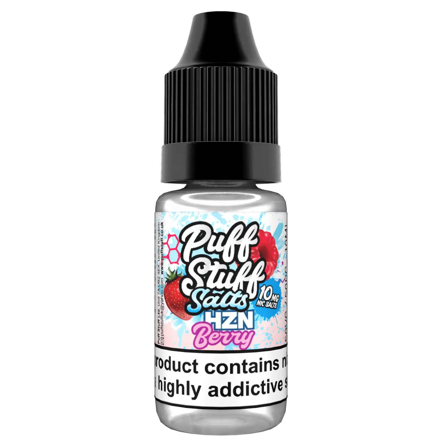 Puff Stuff Salts - Hznberry - 10ml nic Salt