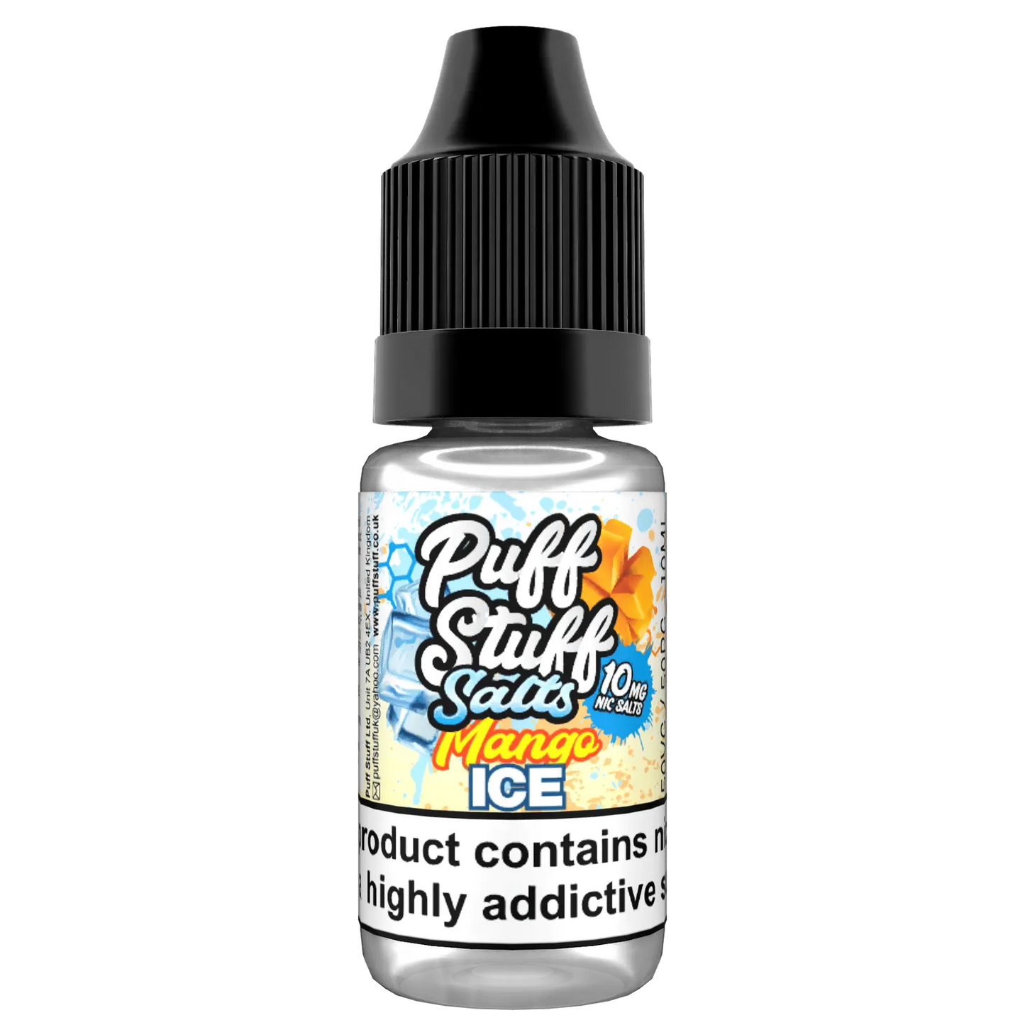 Puff Stuff Salts - Mango Ice - 10ml nic Salt