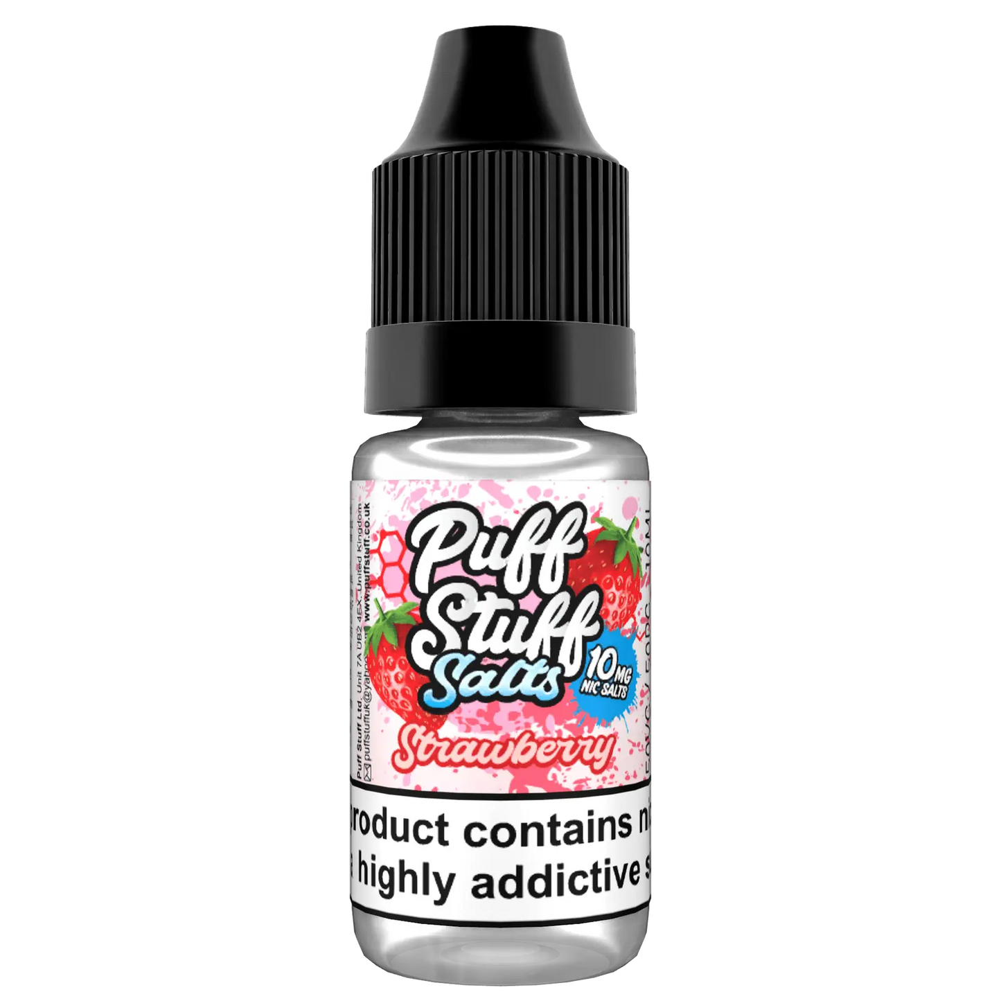 Puff Stuff Salts - Strawberry - 10ml nic Salt