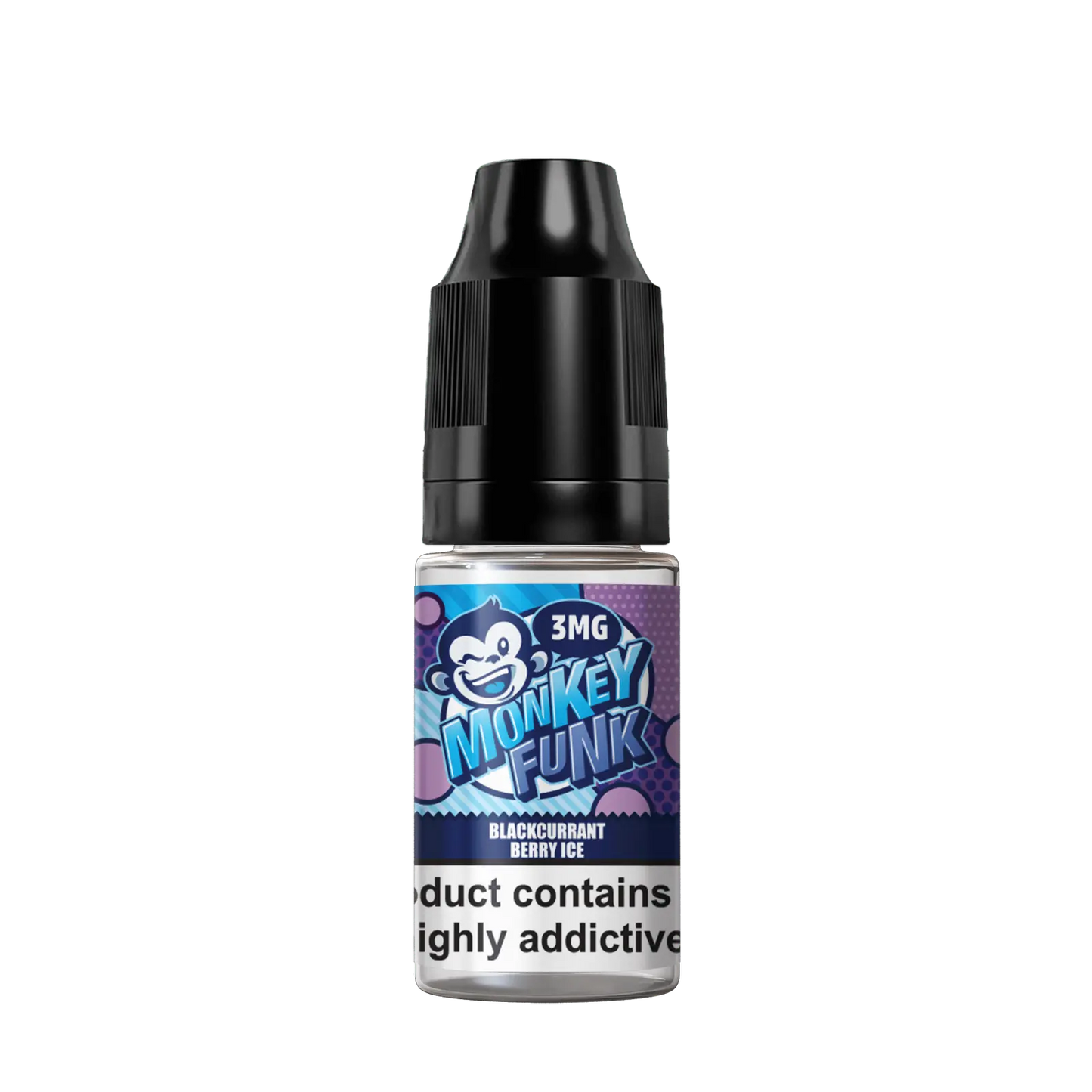 BLACKCURRANT BERRY ICE E-LIQUID BY Monkey Funk 10ML