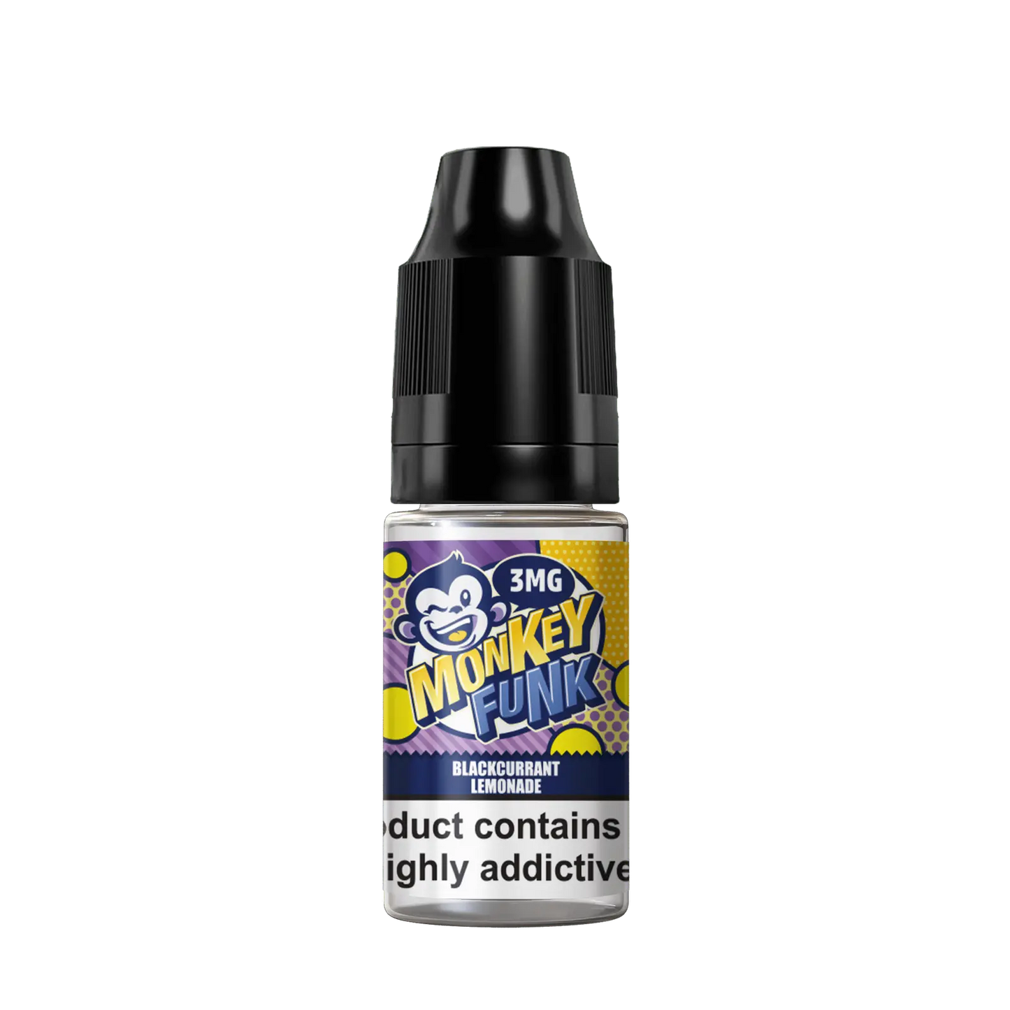 BLACKCURRANT LEMONADE E-LIQUID BY Monkey Funk 10ML