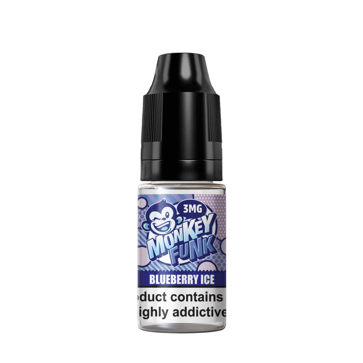 BLUEBERRY ICE E-LIQUID BY Monkey Funk 10ML