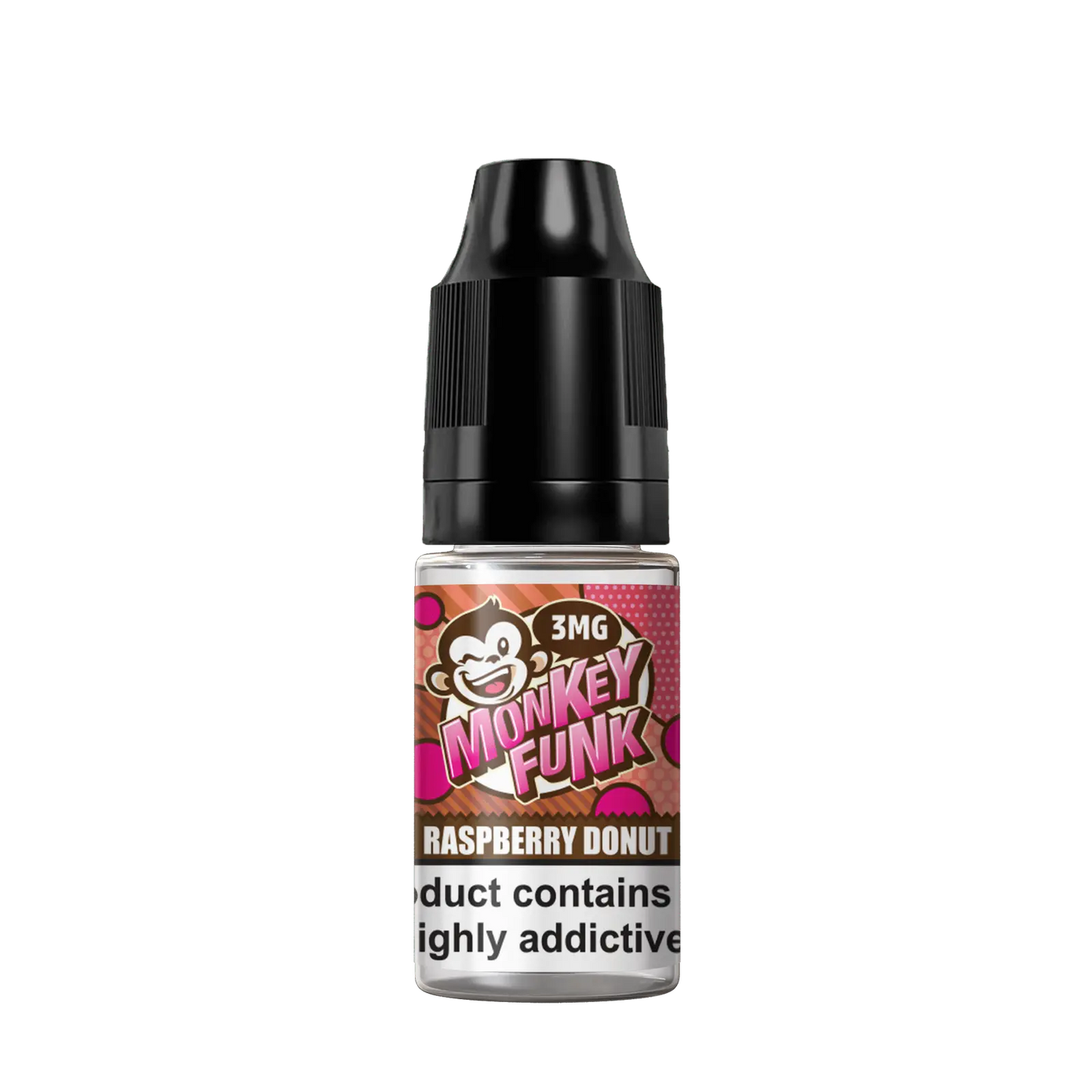 RASPBERRY DONUT E-LIQUID BY Monkey Funk 10ML