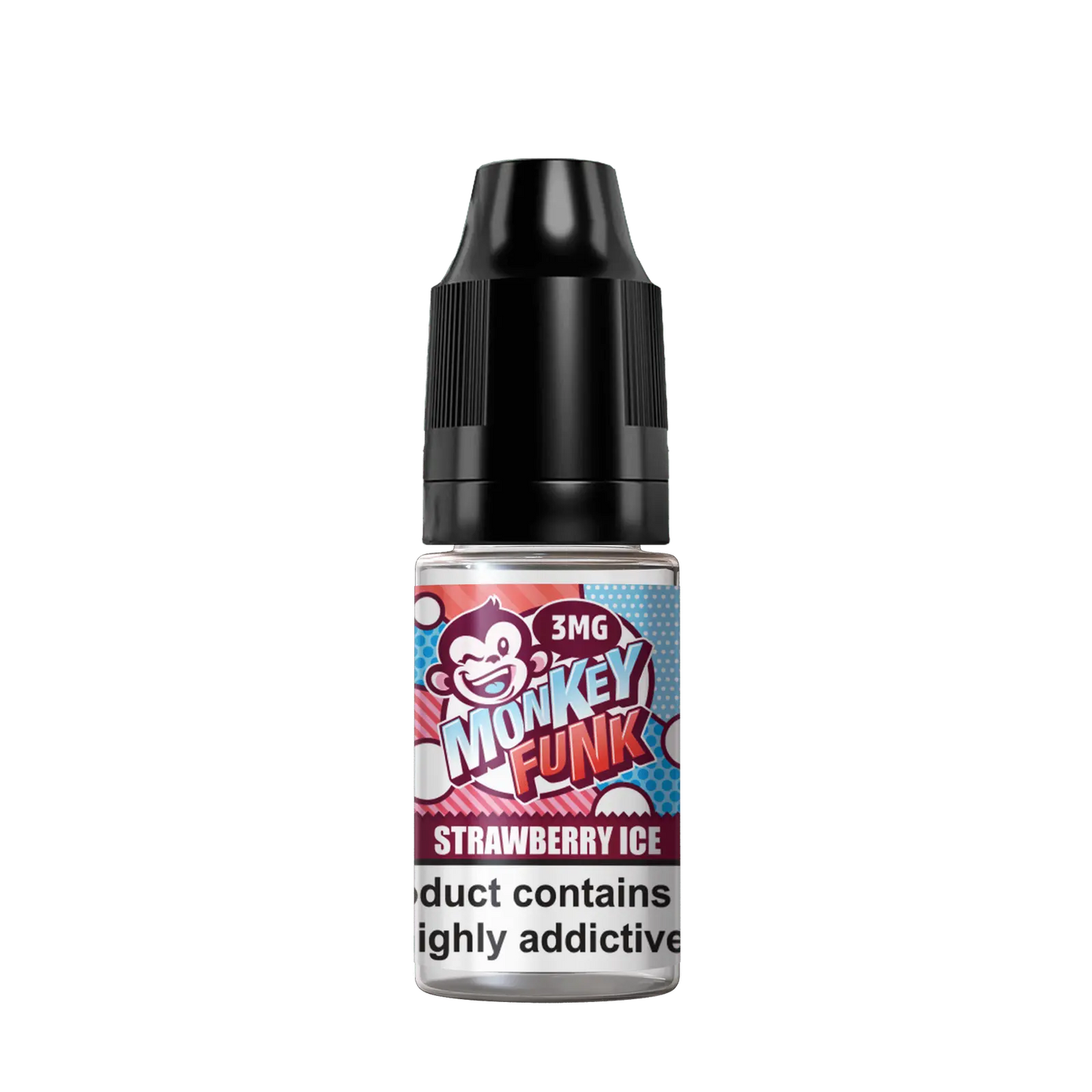 STRAWBERRY ICE E-LIQUID BY Monkey Funk 10ML