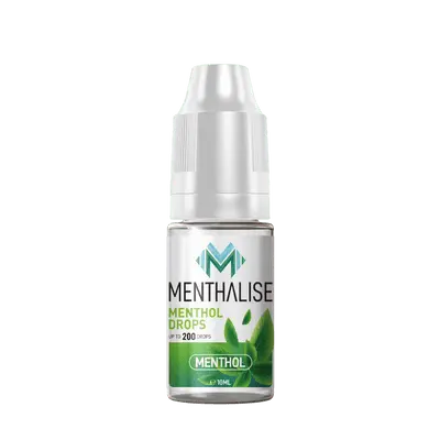 Menthalise Cigarette Menthol Drops 10ml - Blueberry & Crisp Menthol Flavour