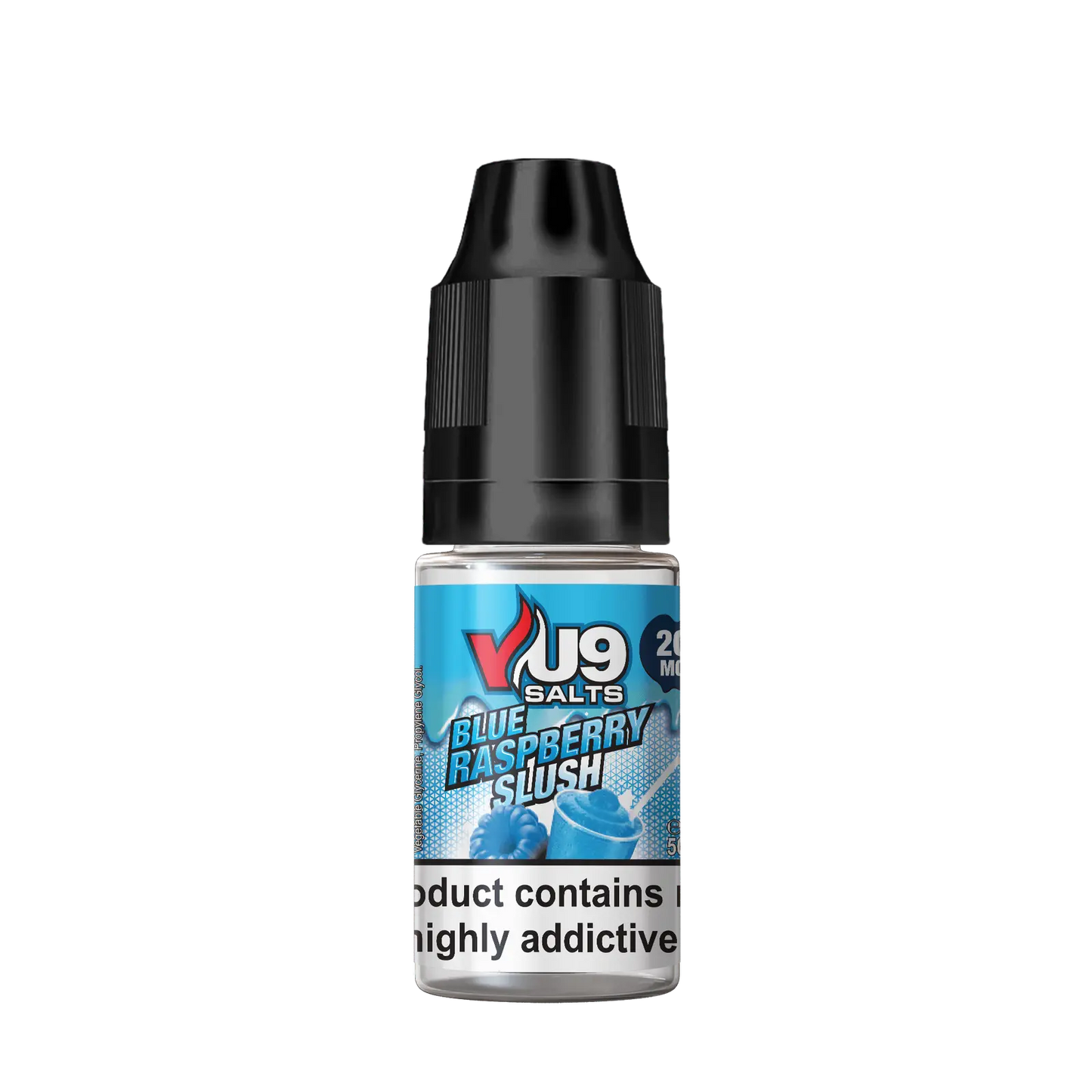 Blue Raspberry Slush - Nic salt E-Liquid By VU9 10ml