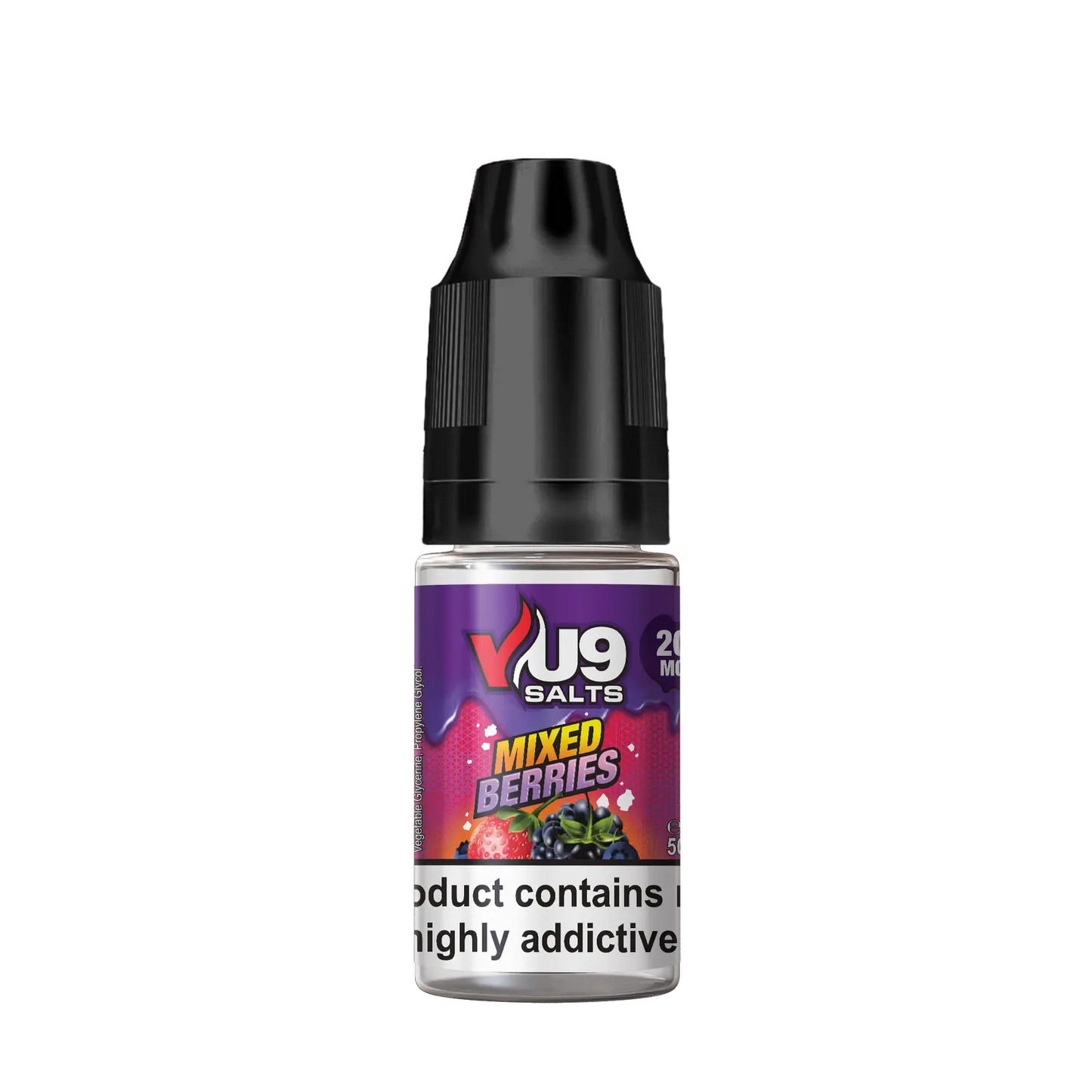 Mixed Berries - Nic salt E-Liquid By VU9 10ml