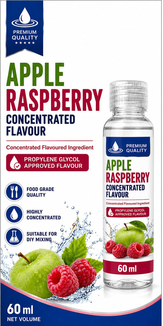 Apple & Raspberry 60ml DIY e-liquid flavour concentrate