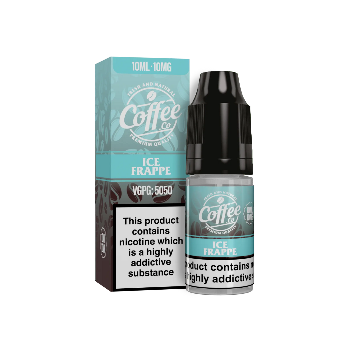 Ice Frappe Nic Salt E-Liquid 10ml - Coffee Co 10mg & 20mg Coffee Co Salts