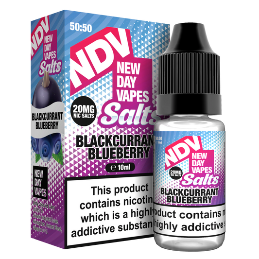Blackcurrant Blueberry Nic Salt 10ml - NDV Salts 10mg & 20mg NDV Salts
