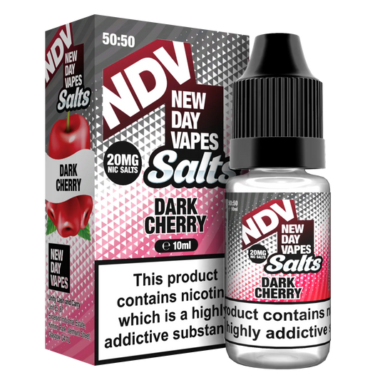 Dark Cherry Nic Salt E-Liquid 10ml - NDV Salts 10mg & 20mg NDV Salts