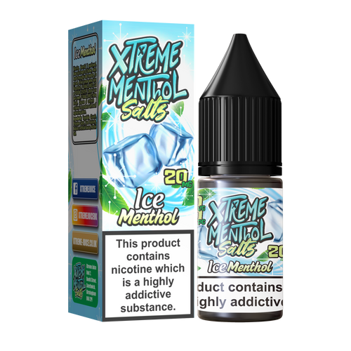 Xtreme Menthol Salts Vape Juice | 10mg & 20mg Nic Salt E-Liquid